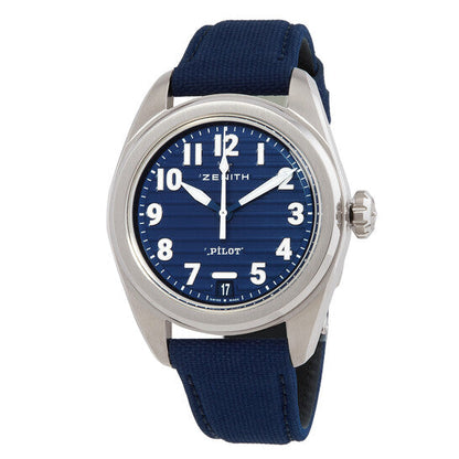 Zenith Pilot Automatic Blue Dial Men's Watch  Item No. 03.4000.3620/51.I003